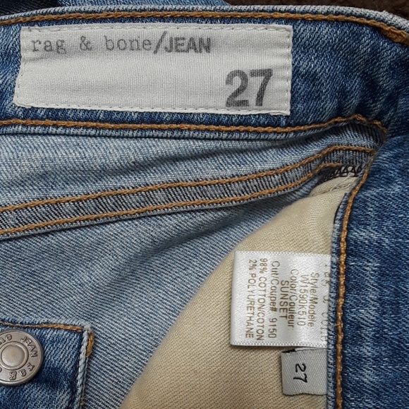 rag & bone The Dre Boyfriend Jean in Sunset - Picture 7 of 8